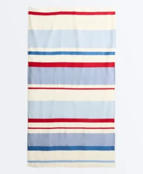 100% katoenen gestreepte handdoek