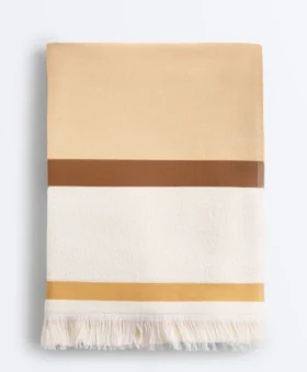 100% katoenen gestreepte handdoek