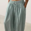100% linnen ballonbroek