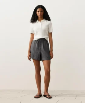 100% linnen Bermuda Shorts