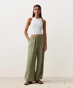 100% linnen bloomerbroek