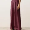 100% linnen broek met wijde pijpen 100% linnen broek met wijde pijpen