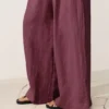 100% linnen broek met wijde pijpen 100% linnen broek met wijde pijpen