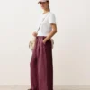 100% linnen broek met wijde pijpen 100% linnen broek met wijde pijpen