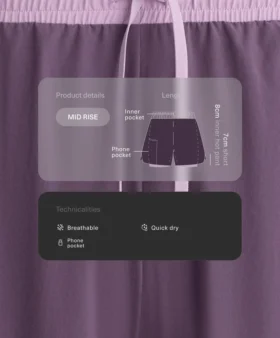 2-in-1 technische Shorts