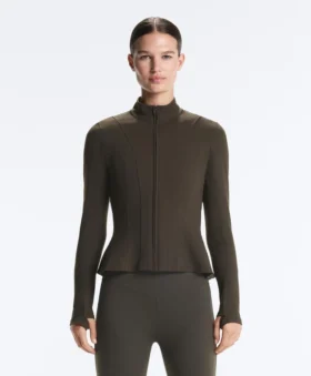 Evermove technisch jasje met peplum