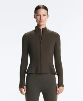 Evermove technisch jasje met peplum