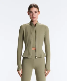 Evermove technisch jasje met peplum