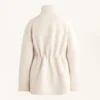 Faux-lammy coat met verstelbare taille Faux-lammy coat met verstelbare taille