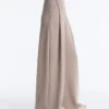 Gestreepte broek met wijde pijpen en Soft Touch modal Gestreepte broek met wijde pijpen en Soft Touch modal