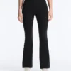 Hoge Compressive Broek met uitlopende pijpen Hoge Compressive Broek met uitlopende pijpen