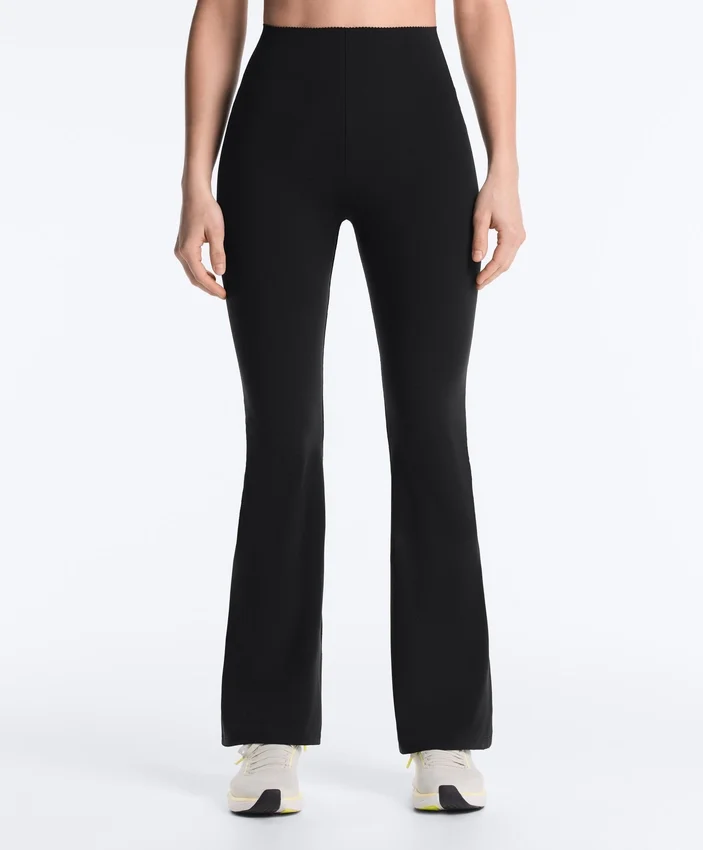 Hoge Compressive Broek met uitlopende pijpen Hoge Compressive Broek met uitlopende pijpen