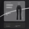 Hoge Compressive Broek met uitlopende pijpen Hoge Compressive Broek met uitlopende pijpen