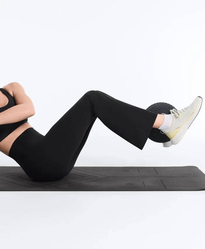 Hoge Compressive Broek met uitlopende pijpen Hoge Compressive Broek met uitlopende pijpen