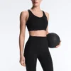 Hoge Compressive Broek met uitlopende pijpen Hoge Compressive Broek met uitlopende pijpen