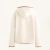 Imitatie-lammy coats-jas met capuchon Imitatie-lammy coats-jas met capuchon