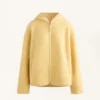 Imitatie-lammy coats-jas met capuchon Imitatie-lammy coats-jas met capuchon