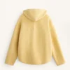 Imitatie-lammy coats-jas met capuchon Imitatie-lammy coats-jas met capuchon