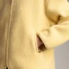 Imitatie-lammy coats-jas met capuchon Imitatie-lammy coats-jas met capuchon