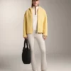 Imitatie-lammy coats-jas met capuchon Imitatie-lammy coats-jas met capuchon