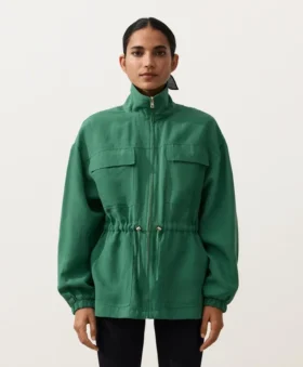 jas met gerimpelde taille van een mix van lyocell en 24 linnen 1 280x339 - Jas met gerimpelde taille van een mix van lyocell en 24% linnen
