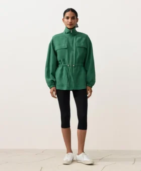 jas met gerimpelde taille van een mix van lyocell en 24 linnen 2 280x339 - Jas met gerimpelde taille van een mix van lyocell en 24% linnen