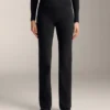 Naadloze bootcut-broek met hoge taille en superwarme voering
