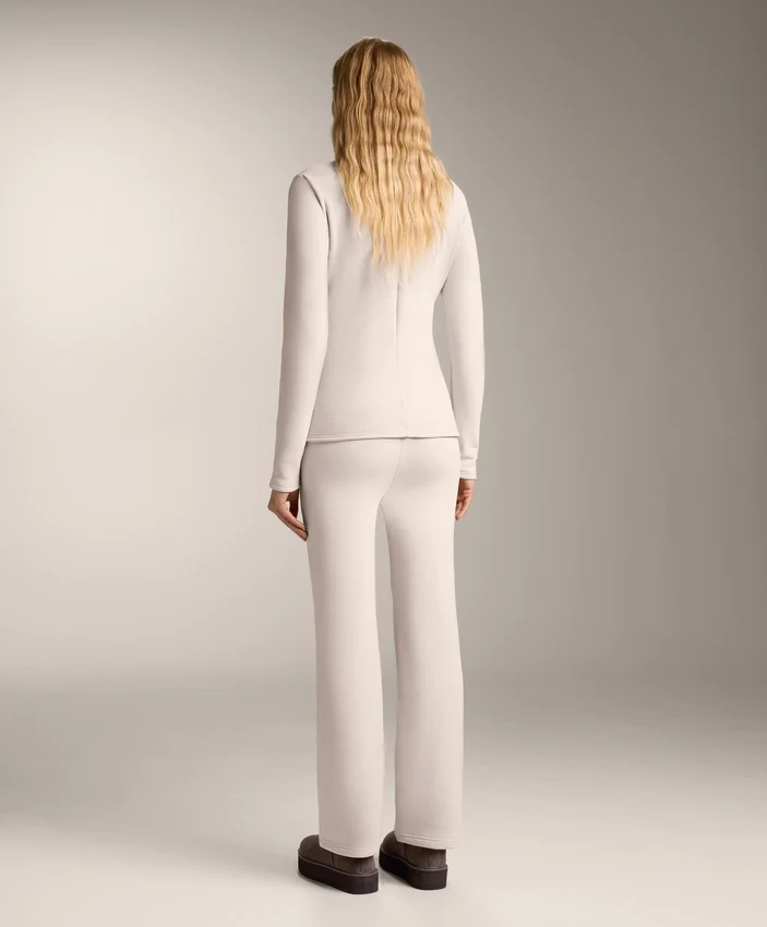 Naadloze bootcut-broek met hoge taille en superwarme voering Naadloze bootcut-broek met hoge taille en superwarme voering