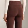 Naadloze bootcut-broek met hoge taille en superwarme voering