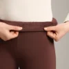 Naadloze bootcut-broek met hoge taille en superwarme voering