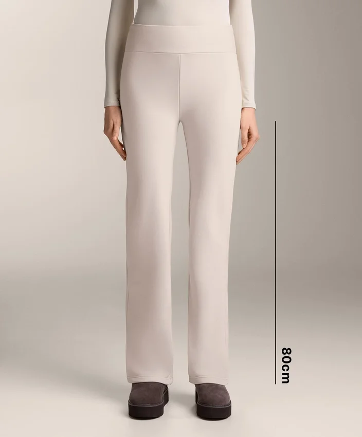 Naadloze bootcut-broek met hoge taille en superwarme voering Naadloze bootcut-broek met hoge taille en superwarme voering