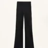 Naadloze bootcut-broek met hoge taille en superwarme voering