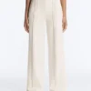 Rechte broek met Soft Touch modal en biezen Rechte broek met Soft Touch modal en biezen