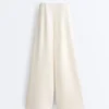 Rechte broek met Soft Touch modal en biezen Rechte broek met Soft Touch modal en biezen