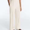 Rechte broek met Soft Touch modal en biezen Rechte broek met Soft Touch modal en biezen