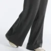 Rechte broek van fleece en katoenmix Rechte broek van fleece en katoenmix