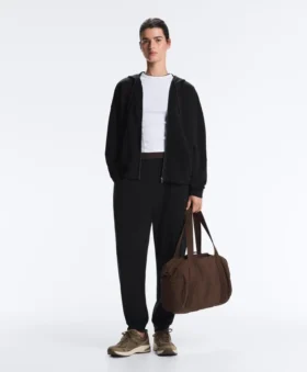 Soft Touch-jas met capuchon en modal