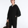 Soft Touch-jas met capuchon en modal Soft Touch-jas met capuchon en modal