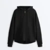 Soft Touch-jas met capuchon en modal Soft Touch-jas met capuchon en modal
