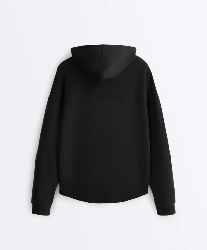 Soft Touch-jas met capuchon en modal Soft Touch-jas met capuchon en modal