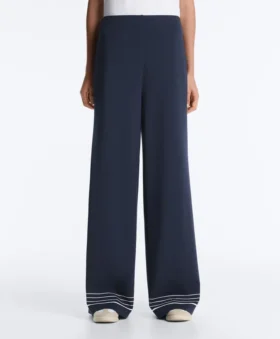 Soft Touch-modal broek met matrozenstrepen