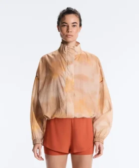 Trainingsjas met tie-dye-print