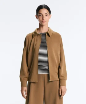 Utility-jas van twill met riem Utility-jas van twill met riem