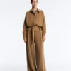 Utility-jas van twill met riem Utility-jas van twill met riem