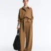Utility-jas van twill met riem Utility-jas van twill met riem