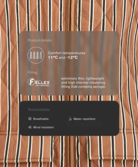 Waterafstotend Fellex® Aerogel gewatteerde jas