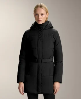 Waterafstotend Primaloft® gewatteerde midi-jas